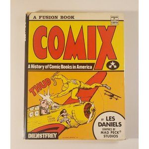 Rare Vintage COMIX: A History Of Comic Books In America Hardcover (1971)